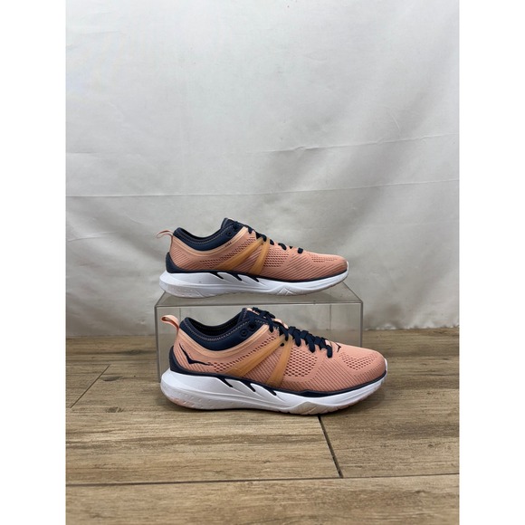 Hoka Shoes - Hoka Clifton Edge Running Shoes Lightweight‎ Cushioned Peach Blue Size